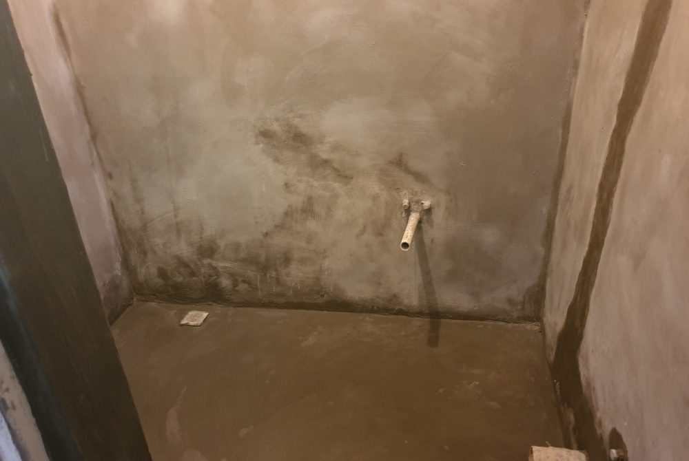 Cementitious waterproofing applied